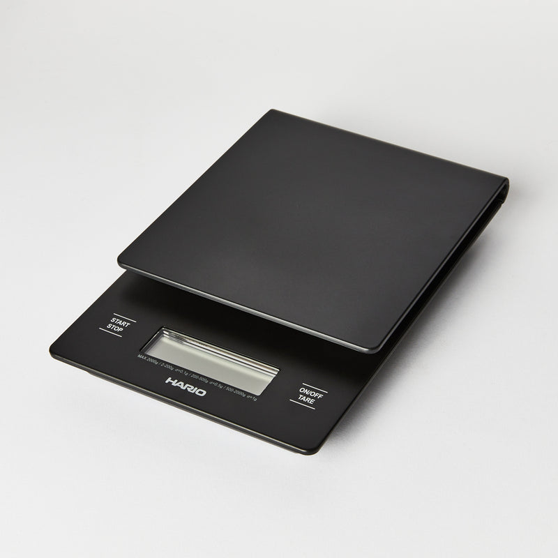 Glass digital coffee scale with timer